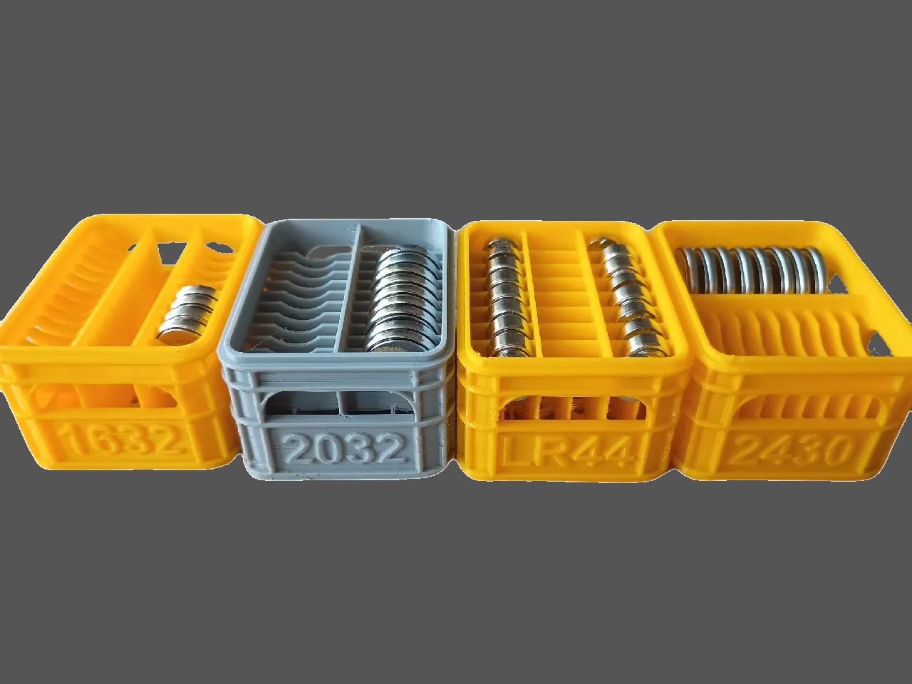 3 Pack - Beer Crate Battery Organizer Storage Boxes - Image 2