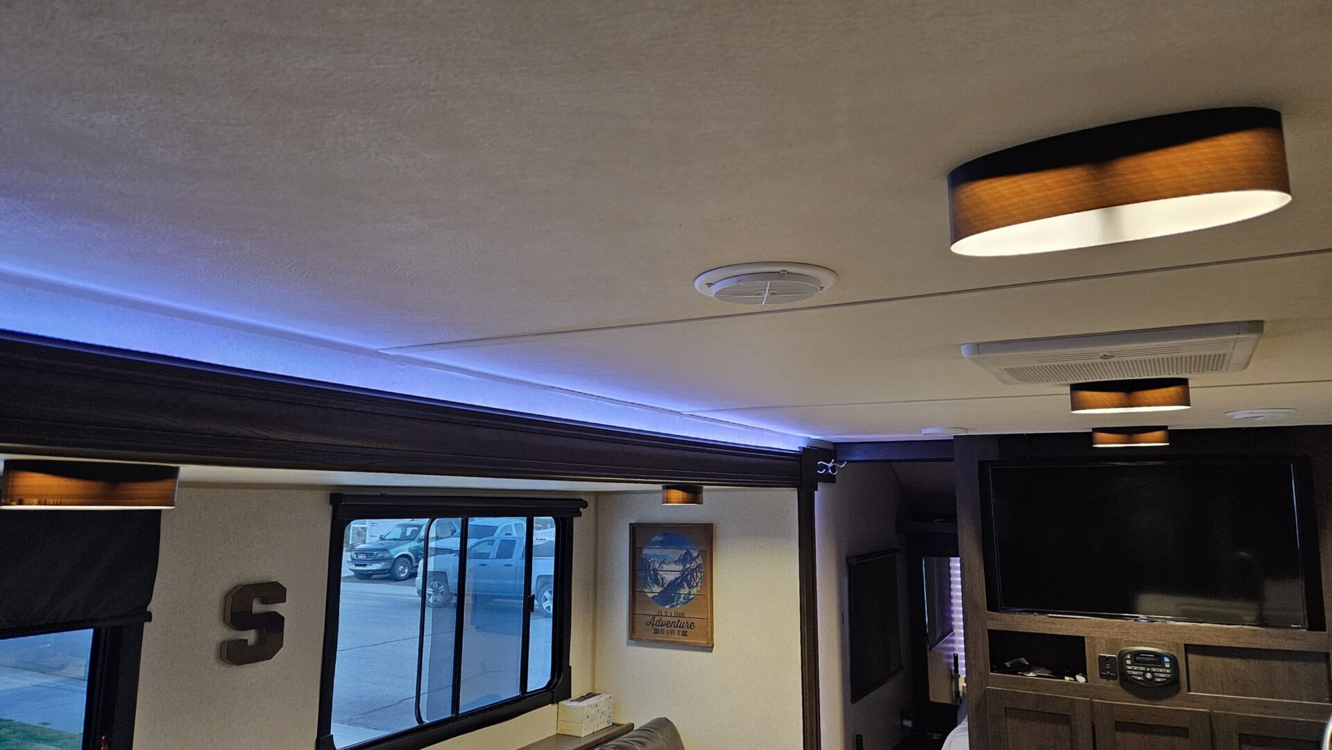 RV Camper Lamp Shade - Dream Lighting 9"x3.8" Oval - Image 5