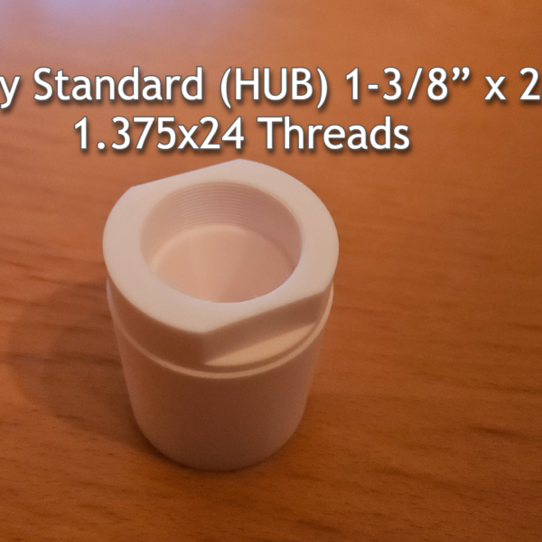 Cone Shaped 1.375x24 - 1.4375x20 - 1.275x24 - 1.3125x24 Silencer Supressor Cup Drilling Jig