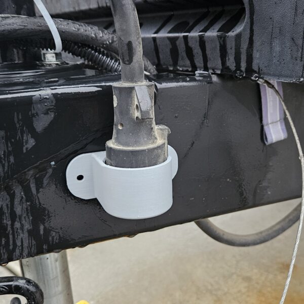 Trailer Wiring Harness Plug Holder for RVs, Campers, Boats