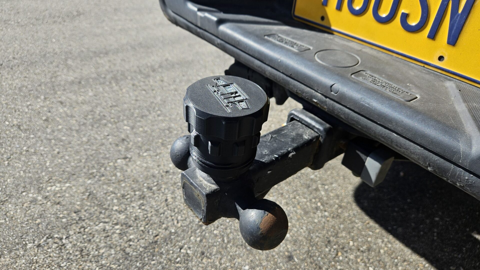 Camper RV Trailer Ball Hitch Cover - Snap on protector with Grease Containing Cap - Image 20