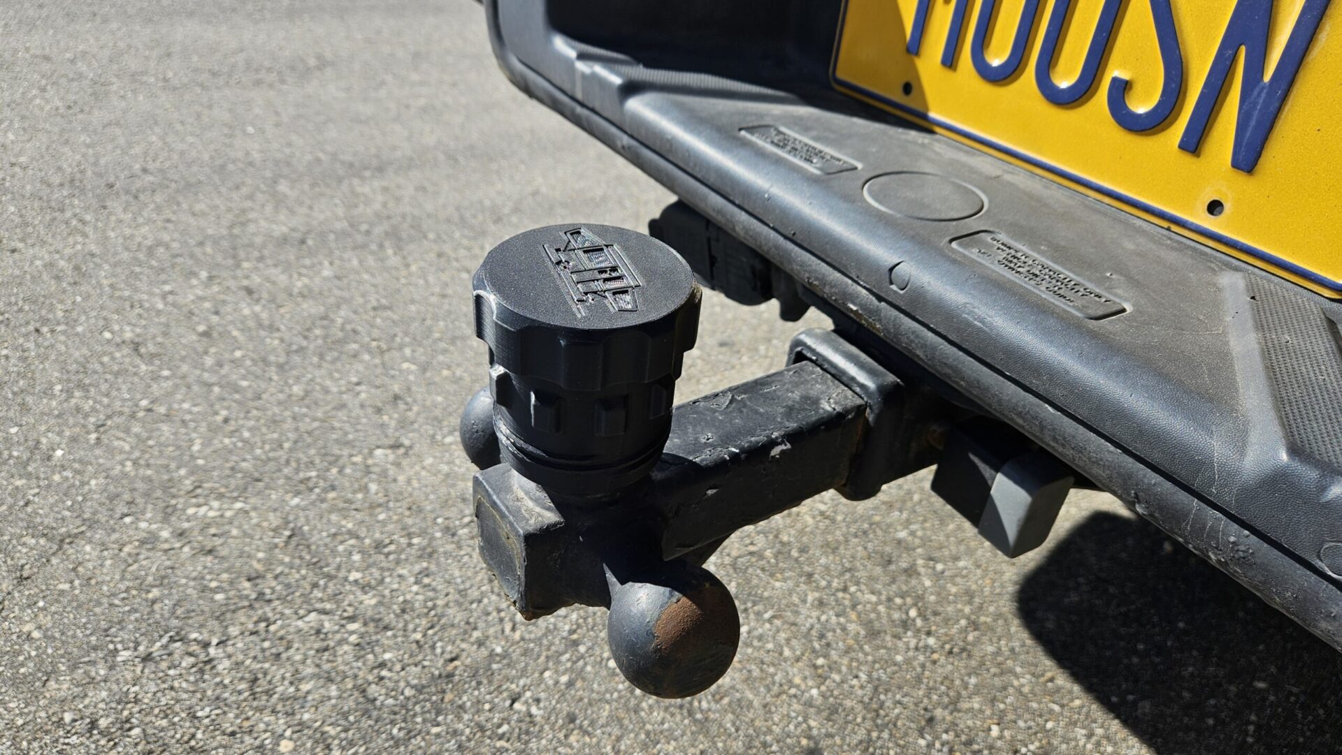 Camper RV Trailer Ball Hitch Cover - Snap on protector with Grease Containing Cap - Image 19