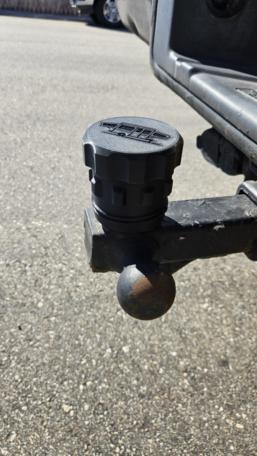 Camper RV Trailer Ball Hitch Cover - Snap on protector with Grease Containing Cap - Image 16