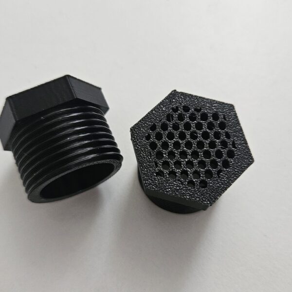 RV Camper Water Heater Drain Plug (2 pack) - Bug Guard and Standard