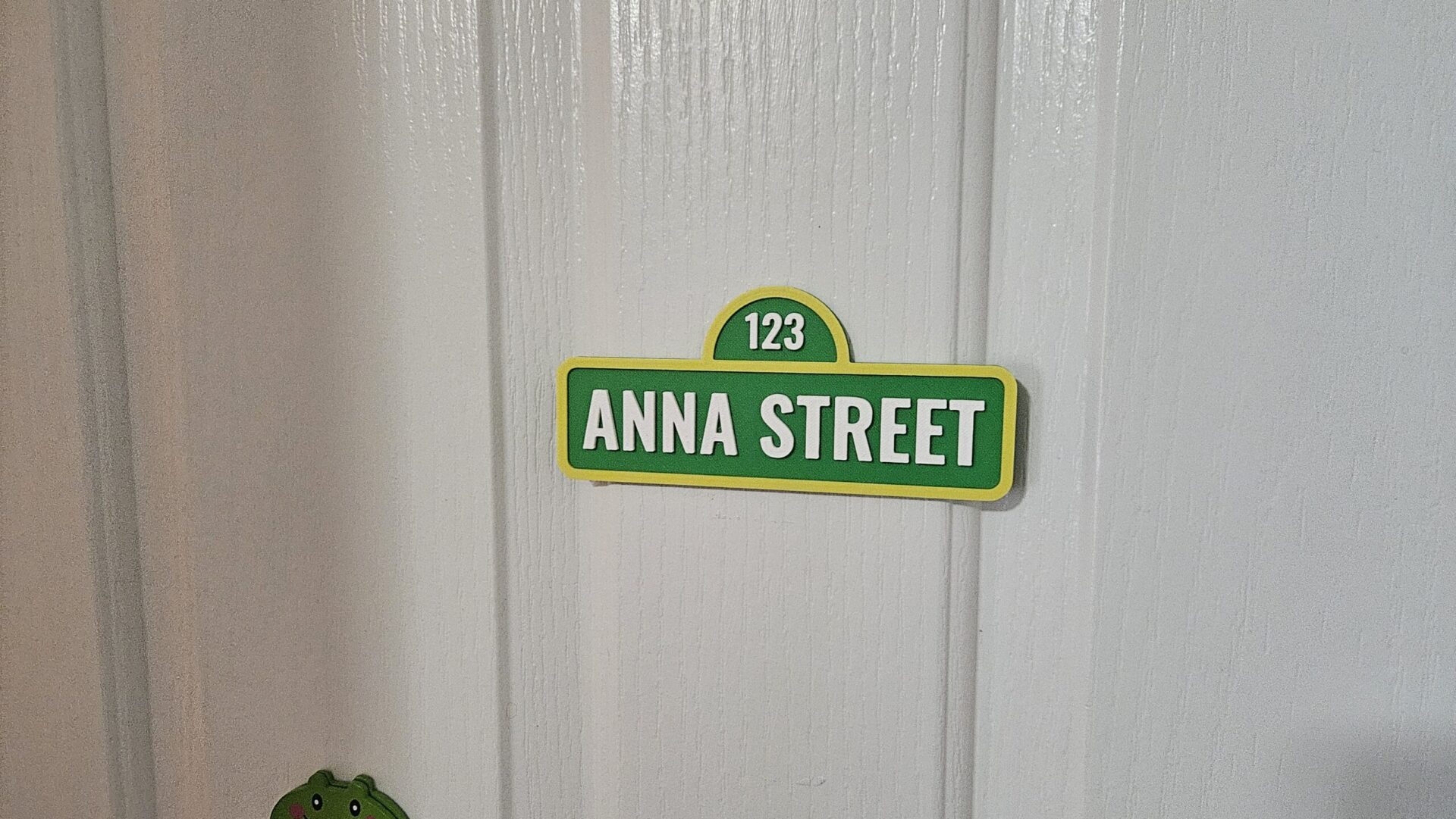 Personalized Street Style Sesame Sign Decoration - Image 2