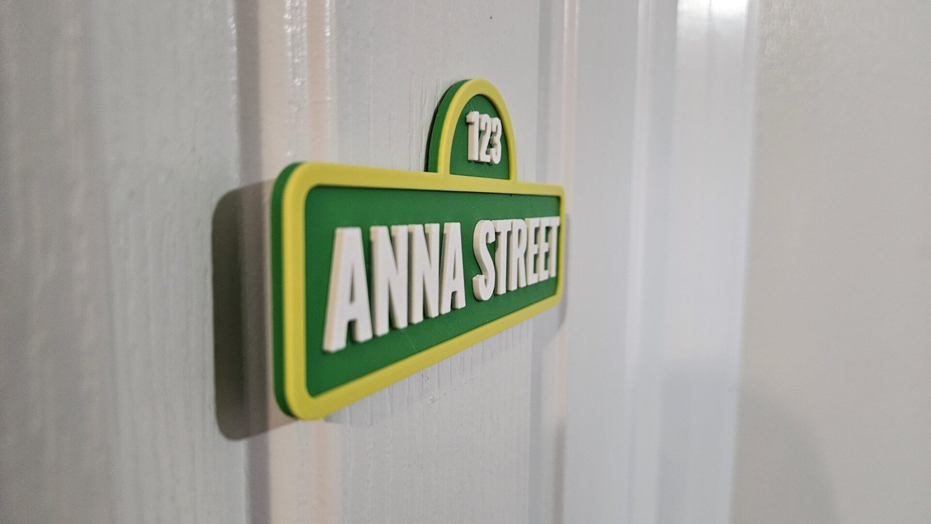 Personalized Street Style Sesame Sign Decoration - Image 3