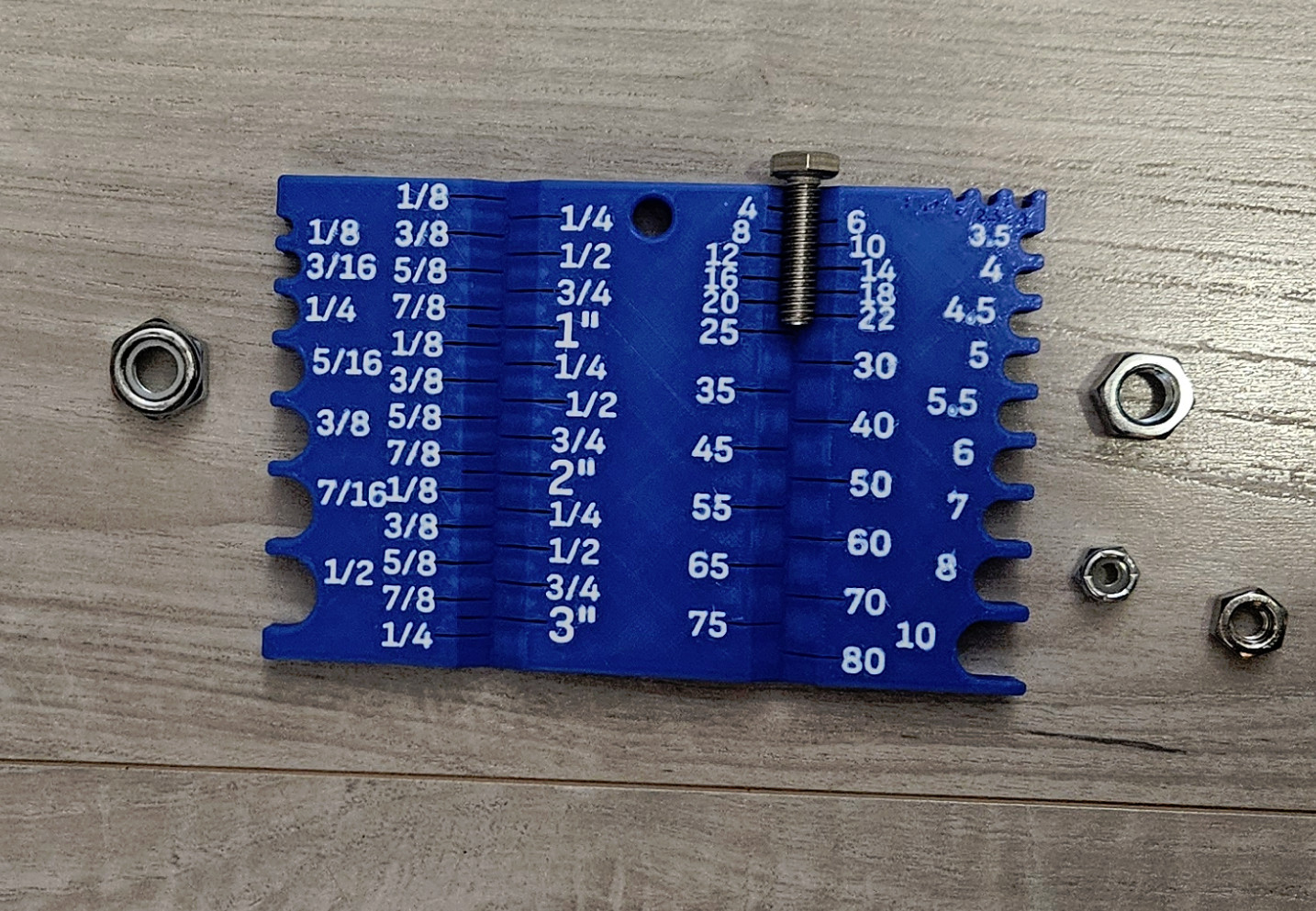 Nut And Bolt Gauge | Metric & Standard Sizer Tool - Image 3