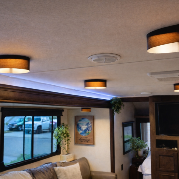 RV Camper Lamp Shade - Dream Lighting 9"x3.8" Oval