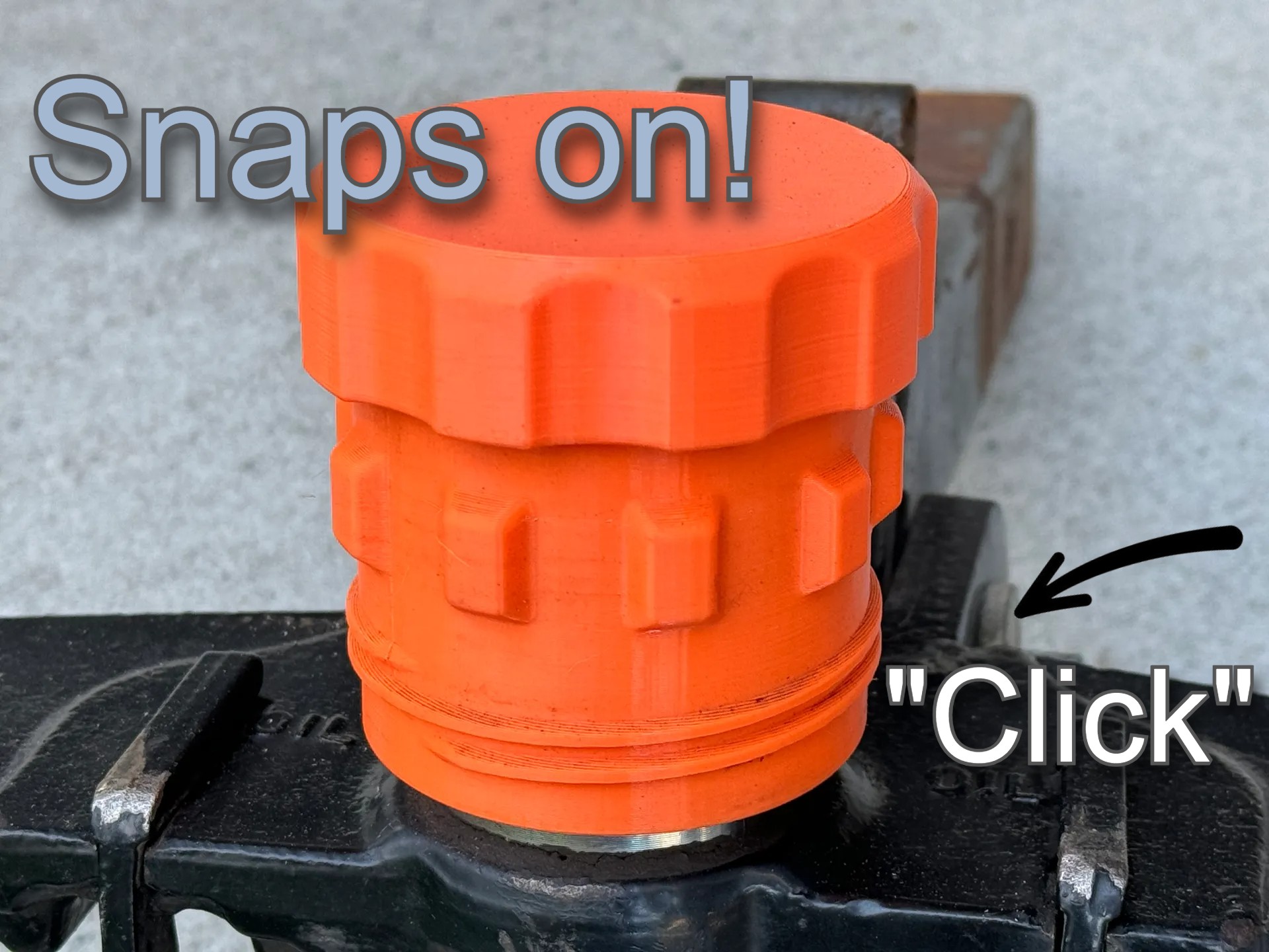 Camper RV Trailer Ball Hitch Cover - Snap on protector with Grease Containing Cap - Image 15