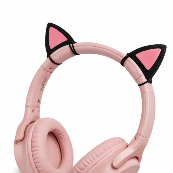 Detachable Cat Ears for Headphones and Headbands