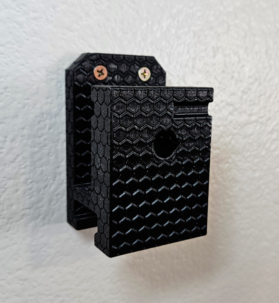 AR-15 Gun Wall Mount for 223 5.56 Rifle + Magazine Holder both vertical or horizontal - Image 3