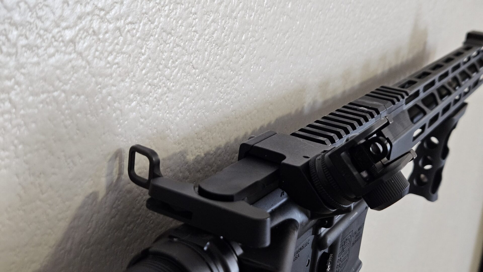 AR-15 Gun Wall Mount for 223 5.56 Rifle + Magazine Holder both vertical or horizontal - Image 7