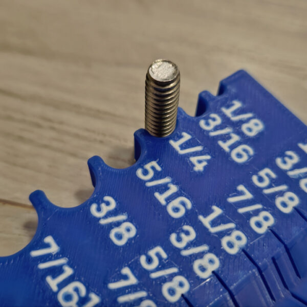 Nut And Bolt Gauge | Metric & Standard Sizer Tool