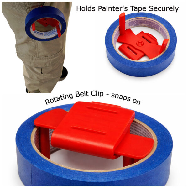 Painter's Tape Belt Clip Holder