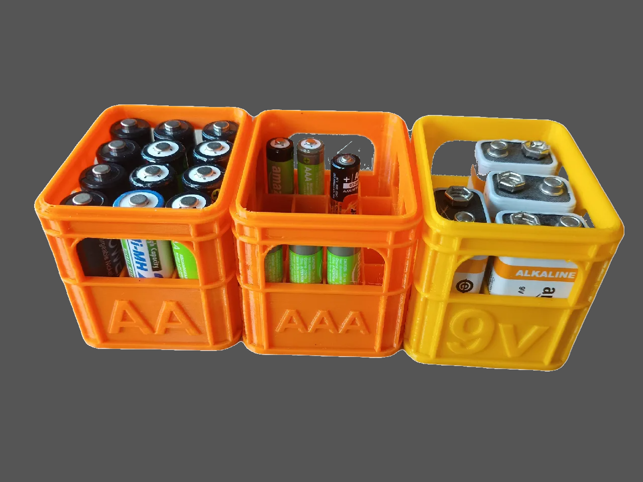 3 Pack - Beer Crate Battery Organizer Storage Boxes - Image 13