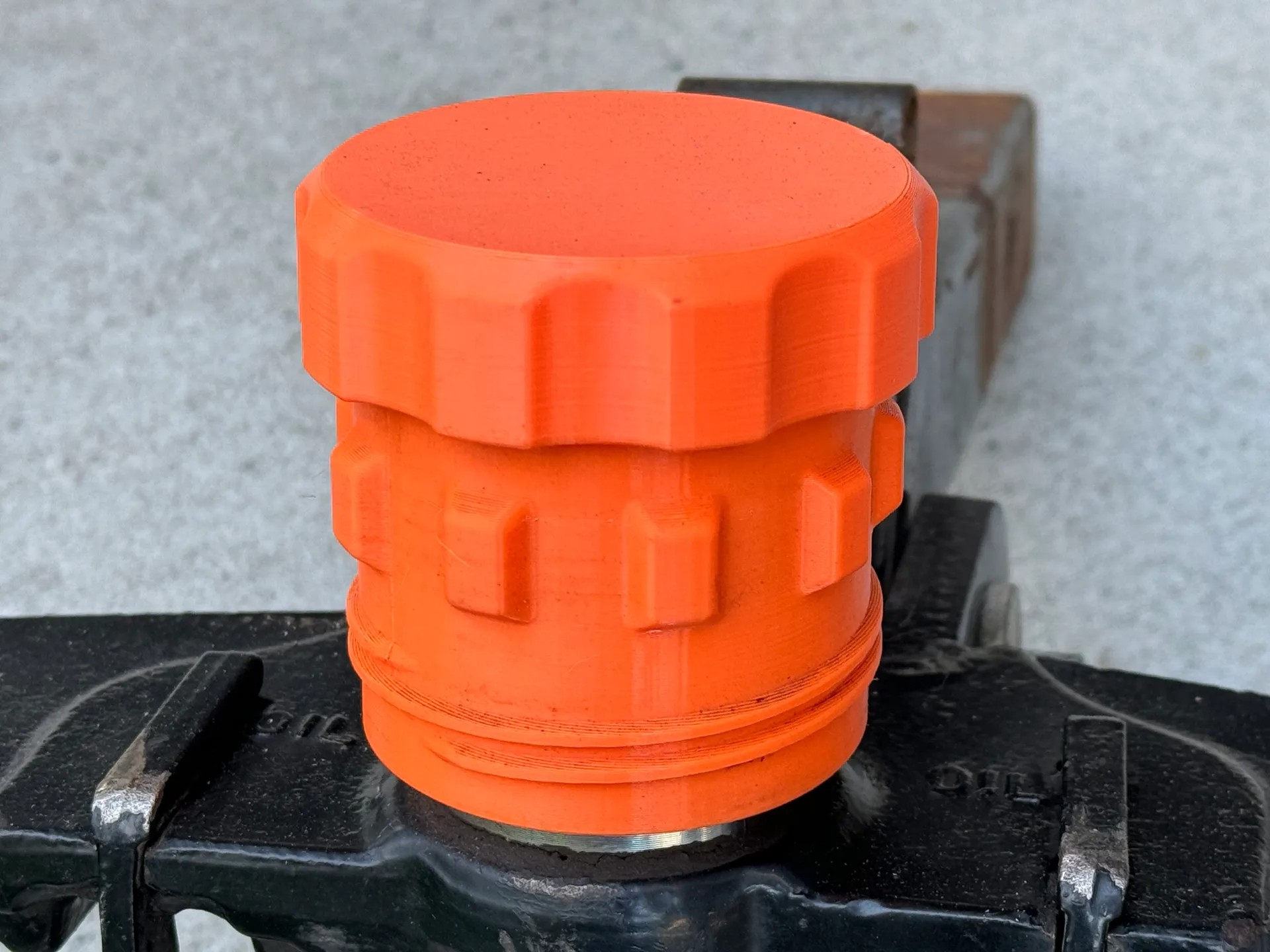 Camper RV Trailer Ball Hitch Cover - Snap on protector with Grease Containing Cap - Image 13